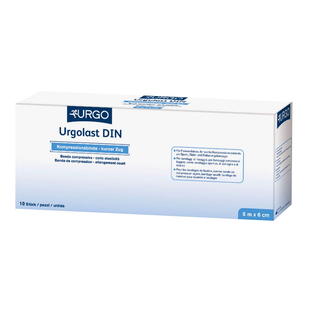 Urgolast DIN Idealbinden, weiß 5 m x 8 cm (10 Stck.)