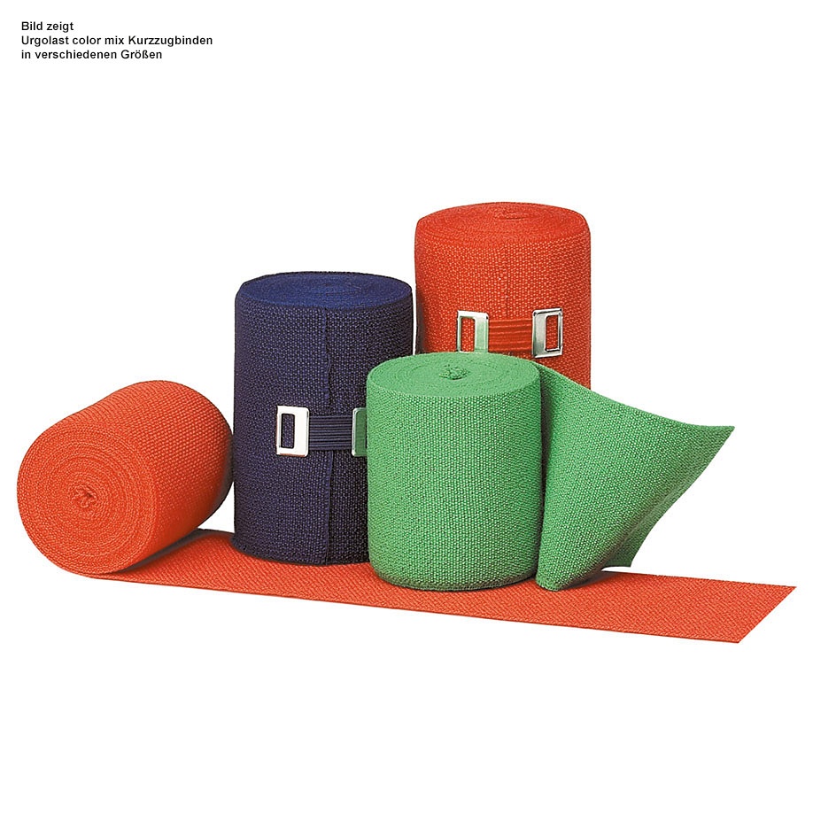 [URG 510745] Urgolast color mix Kurzzugbinden 3 Farben, 5 m x 6 cm (10 Stck.)