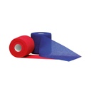 Urgomull haft color latexfrei Fixierbinde rot, 20 m x 10 cm