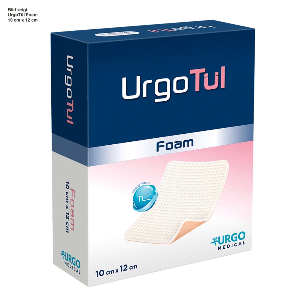 [URG 551130] UrgoTül Foam Schaumstoffwundverband 10 x 12 cm (10 Stck.)