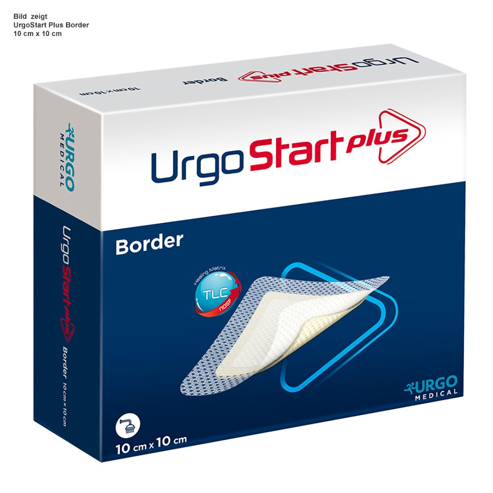 [URG 552275] UrgoStart Plus Border Polyacrylatwund Verband 8 x 8 cm (10 Stck.)