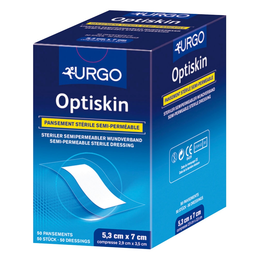 Optiskin Wundverband, steril 100 x 90 mm (50 Stck.)