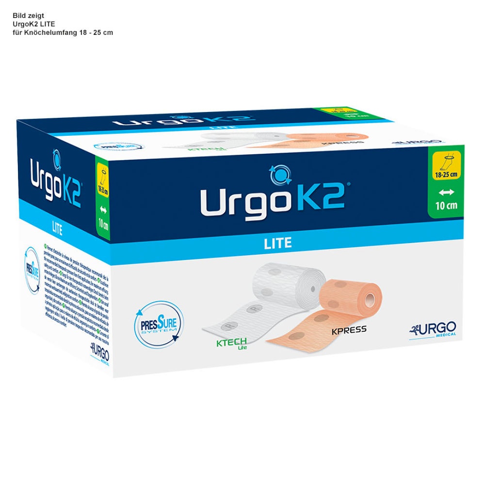[URG 600728] UrgoK2 Lite Kompressionssystem Knöchelumfang 18 - 25 cm (6 Stck.)