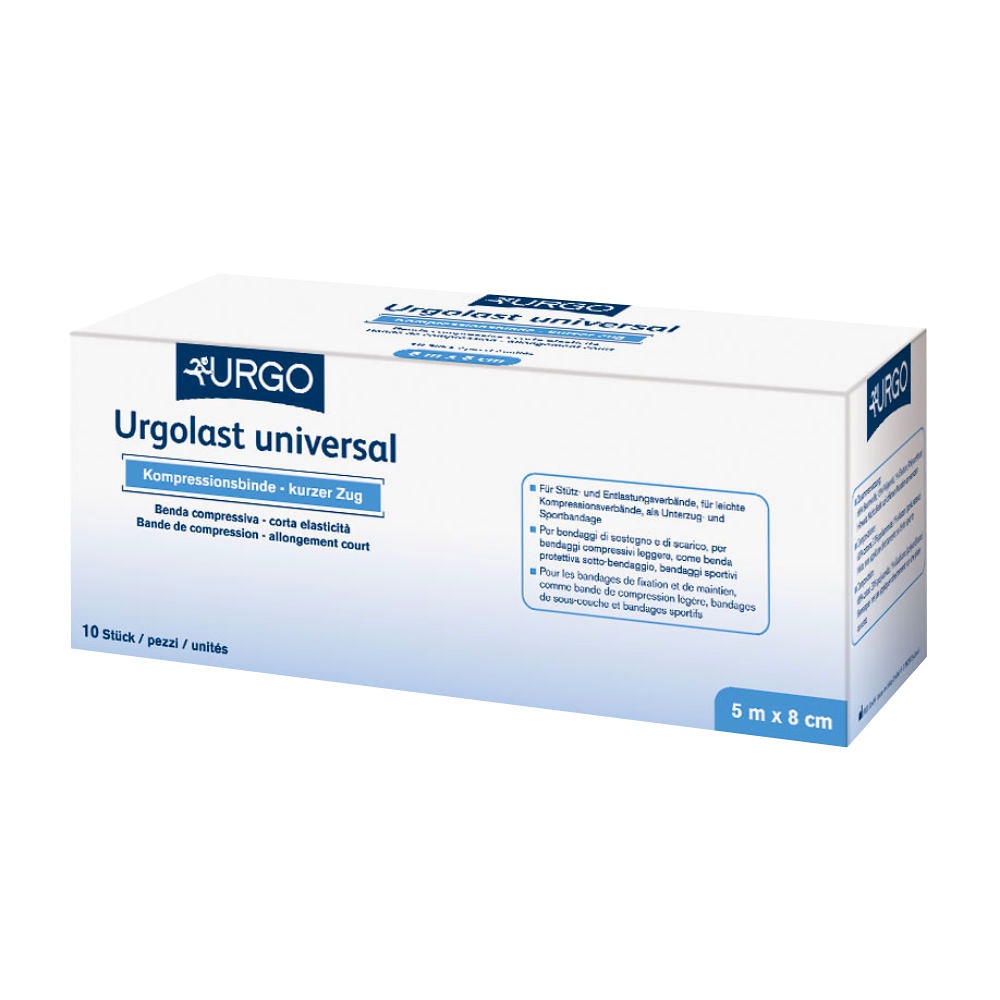 [URG 603181] Urgolast Universalbinden, naturfarben 5 m x 8 cm (10 Stck.)