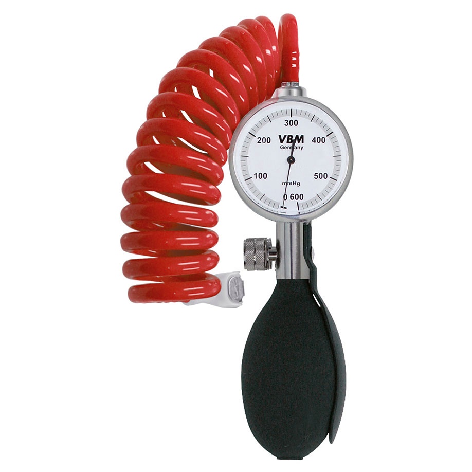 [VBM 2018602] Tourniquet-Handgebläse Mit Manometer 600 mmHg