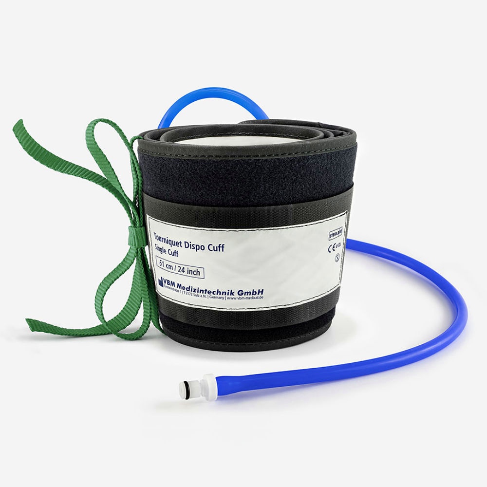 [VBM 2034722SLZ-1] Tourniquet-Einfachmanschette zum Einmalgebrauch, Bein, konisch
