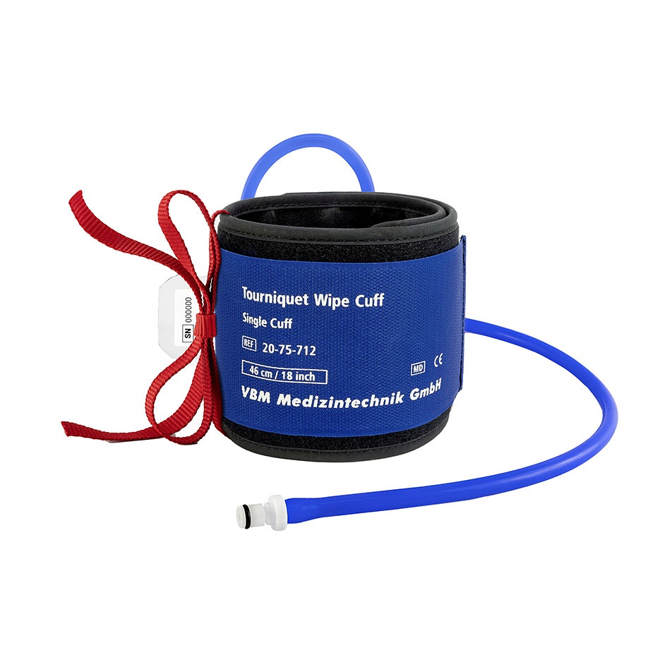 [VBM 2075712] Tourniquet Wipe Cuff / Einfachmanschette Wiederverwendbar, 46x10cm, gerade Form
