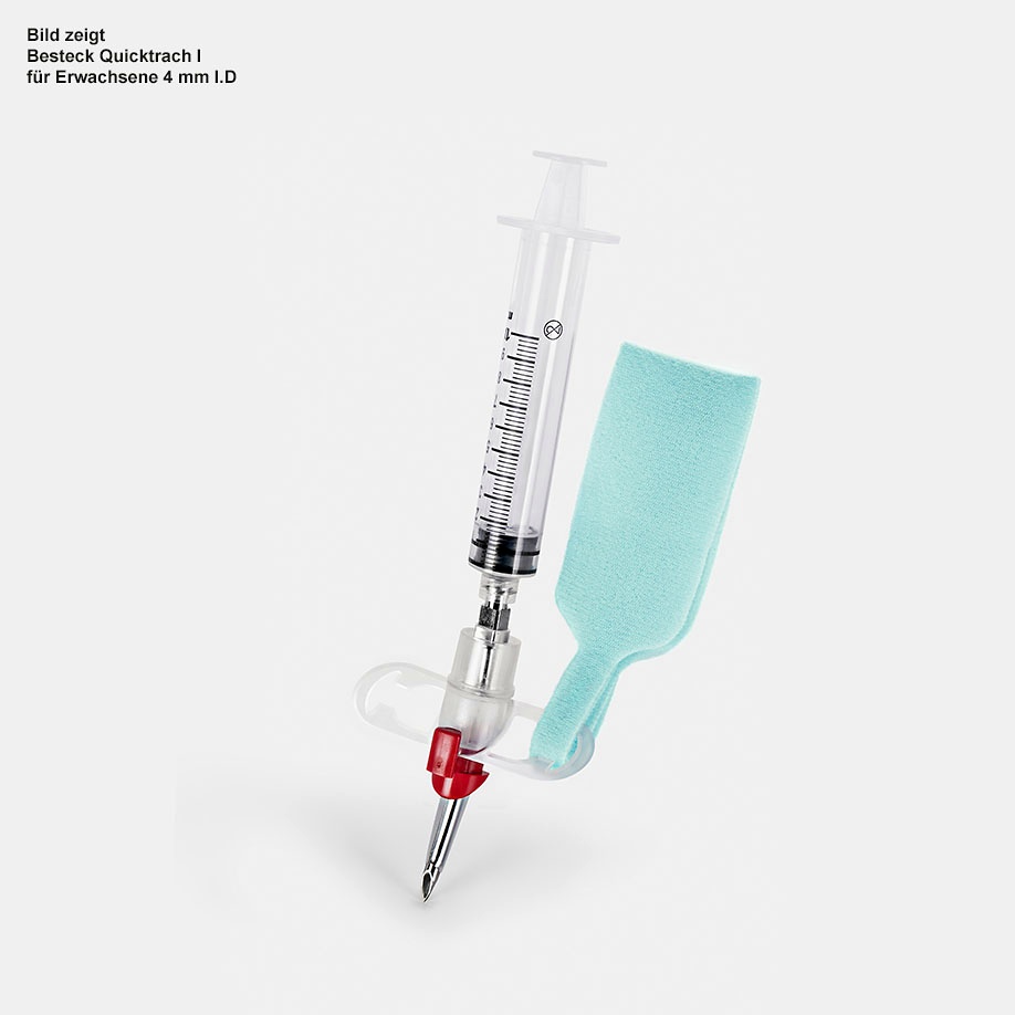 [VBM 30040021] Einmal-Koniotomie Besteck Quicktrach I Für Kinder mit 2 mm I.D., steril