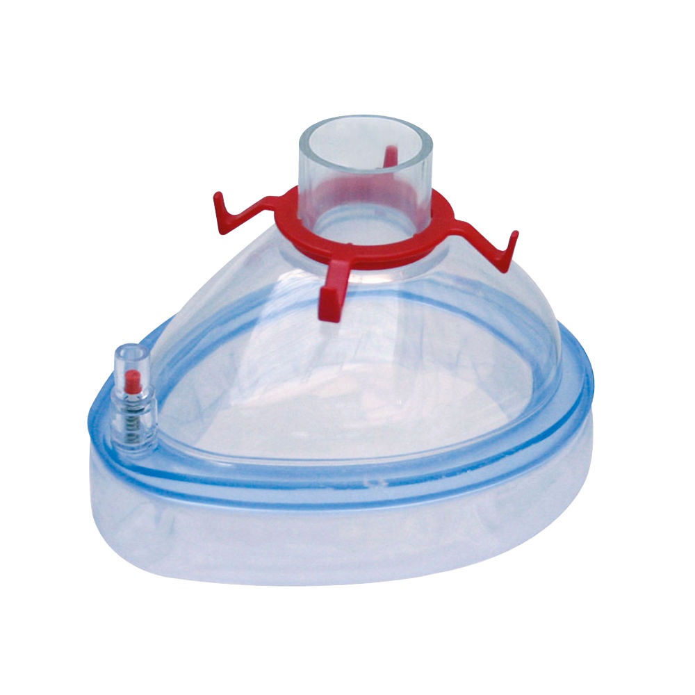 [VBM 3540204] Einmal-Beatmungsmaske mit belüftbarem Kissen, Gr. 4 Erwachsene klein