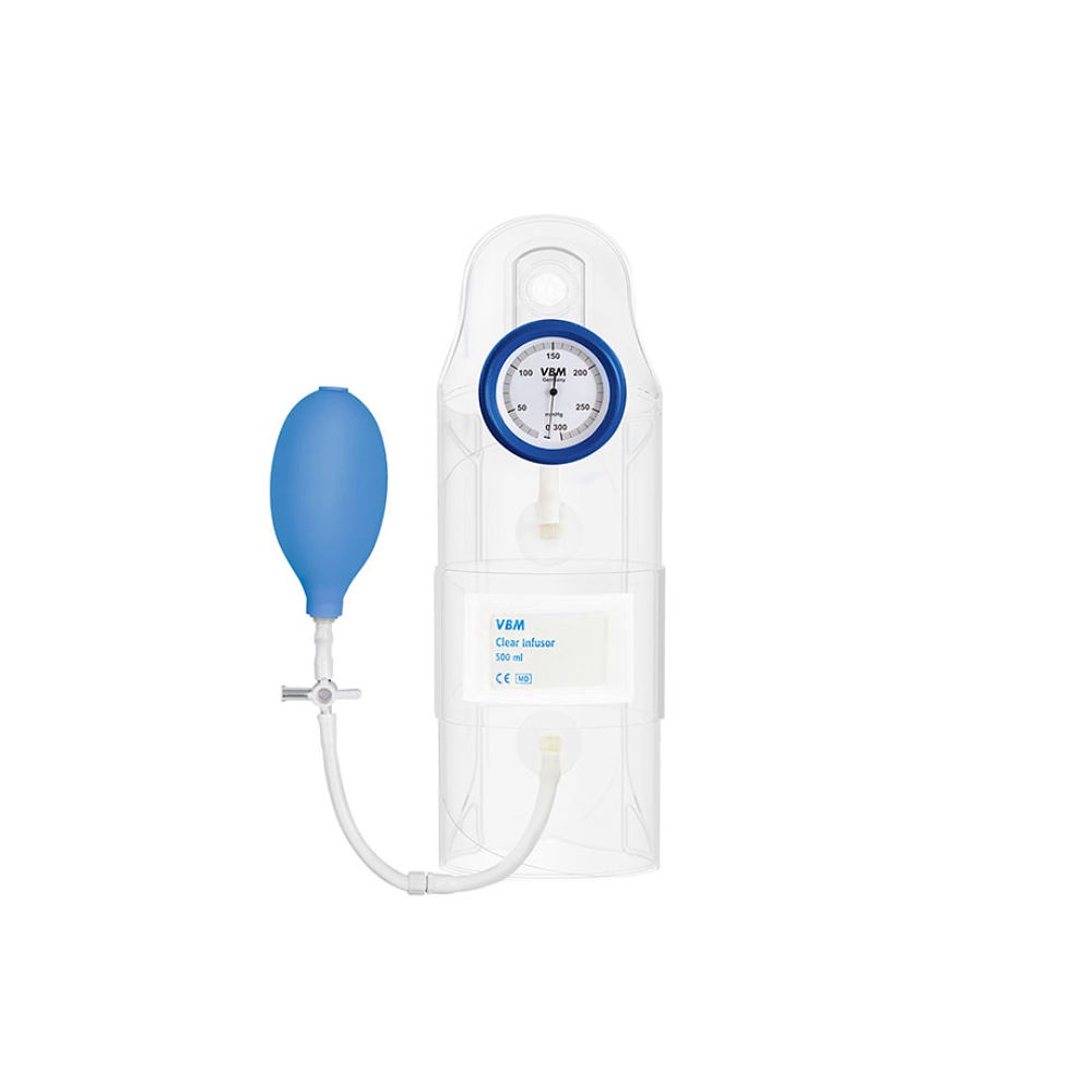 [VBM 5708050] Druckinfusionsmanschette Infusor 500 ml Mit Handgebläse und Manometer