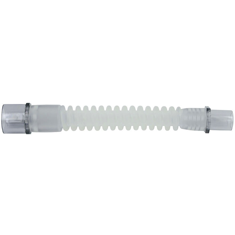 Gänsegurgel mit geradem Konnektor zu 15 mm A.D., 13 cm Schlauchlänge