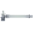 Gänsegurgel mit rechtwinkligem Drehkonnektor, Doppel Swivel