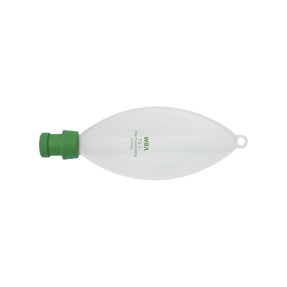 [VBM 6600012] Atembeutel aus Silikon mit 22 mm Muffe 1500 ml, Standard