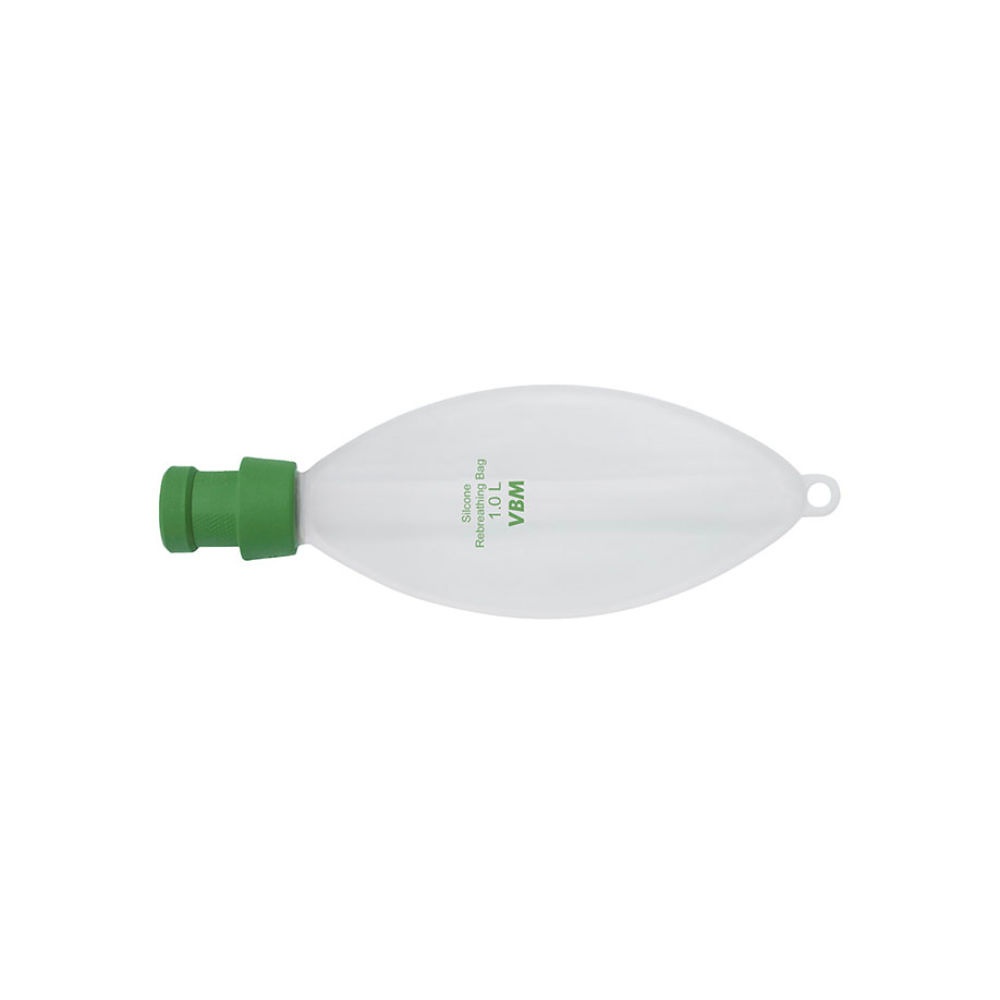 [VBM 6600015] Atembeutel aus Silikon mit 22 mm Muffe 1000 ml, Standard