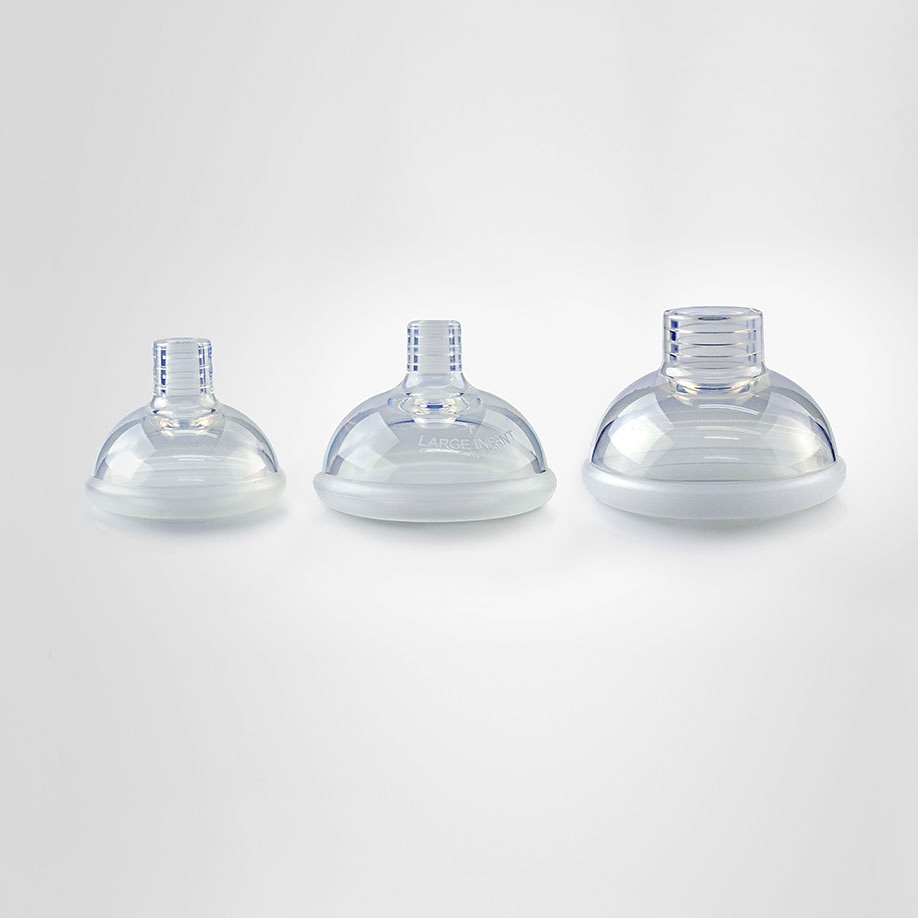 [VBM 8811000] Silikon-Kindermaske Gr. 0 Für Neugeborene klein, 15 mm A.D.