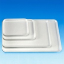 Instrumententablett 240 x 180 x 17 mm Flach, weiß