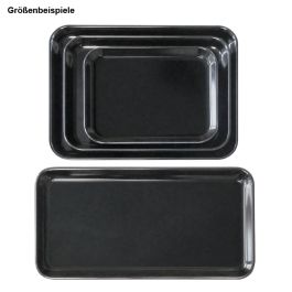 Instrumententablett 300 x 190 x 17 mm Flach, schwarz