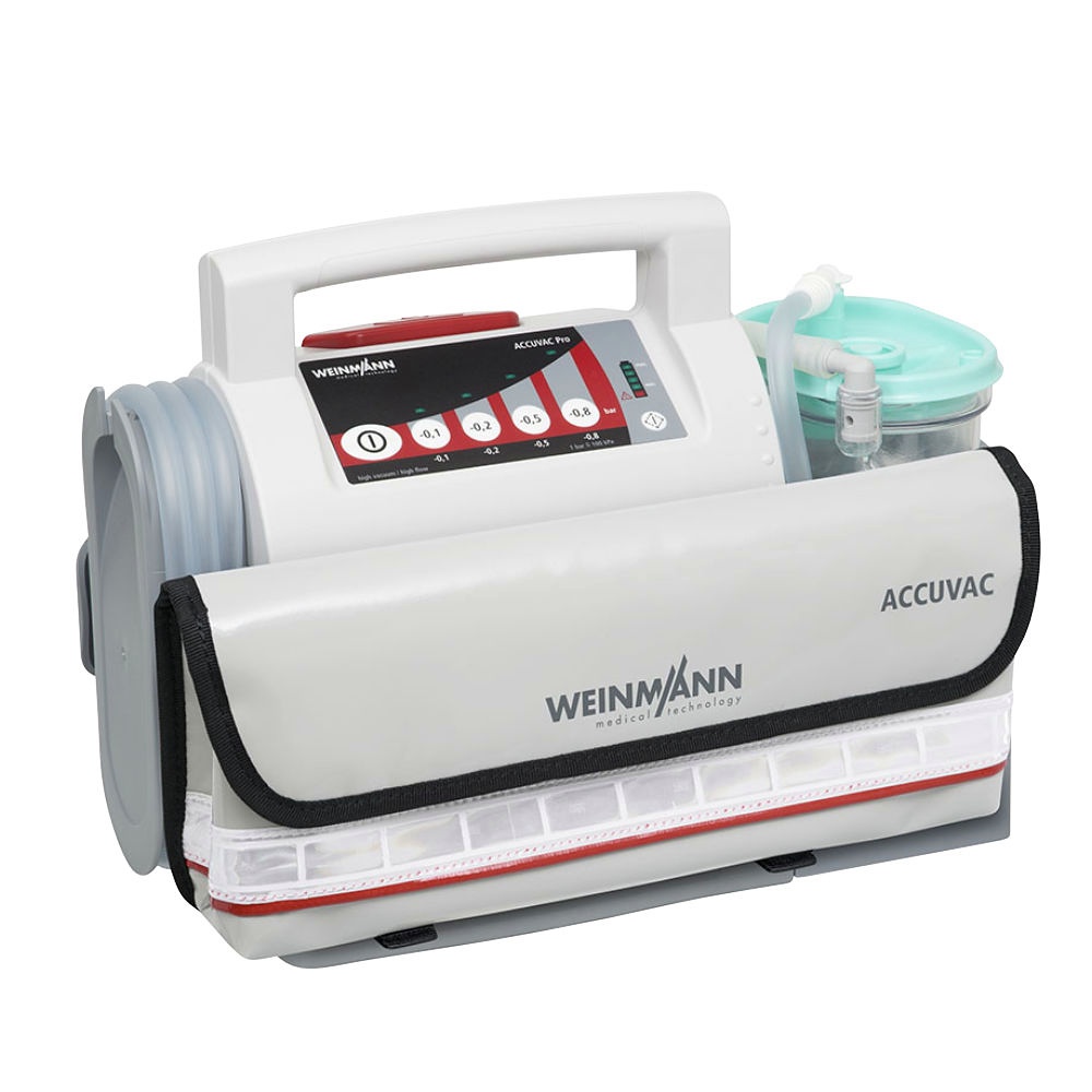 [WEI 11645] ACCUVAC Pro Absaugpumpe mit Einwegbehältersystem und Zubehörtasche