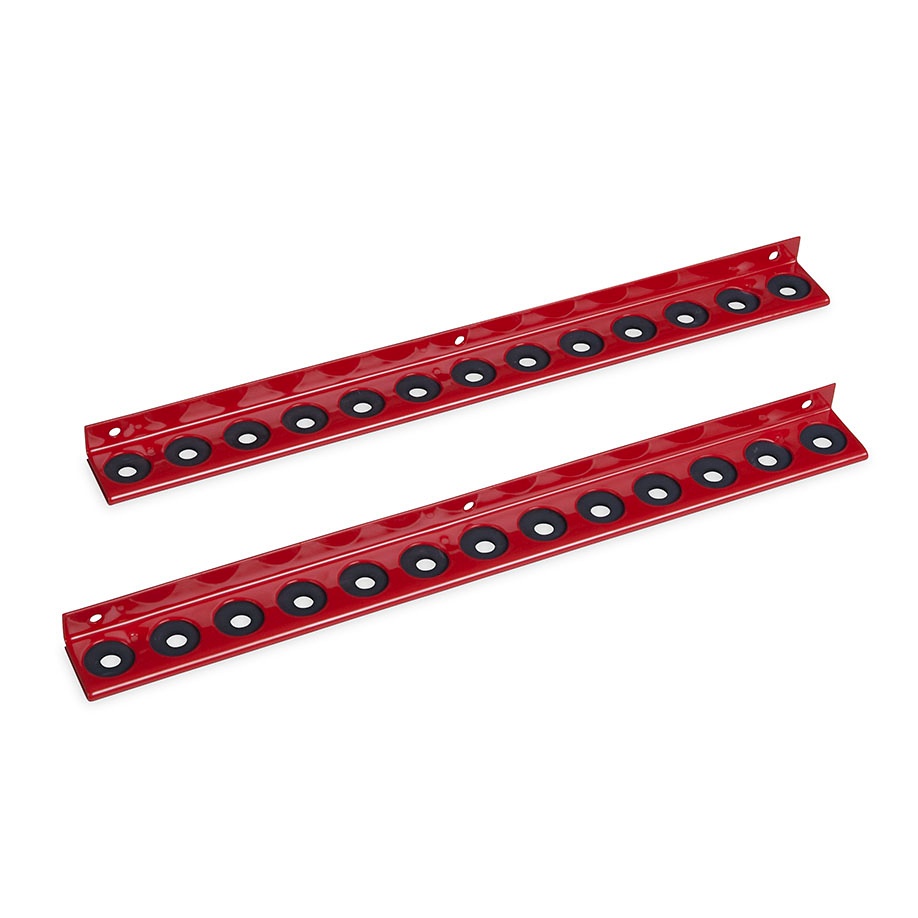 [WEI 15586] Ampullenleisten, 260 mm, rot Für ULMER KOFFER I (2 Stck.)