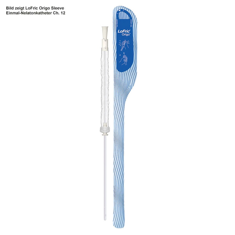 [WEL 4461200] LoFric Origo Sleeve E.-Nelatonkatheter Ch. 12, 40 cm, steril (30 Stck.)