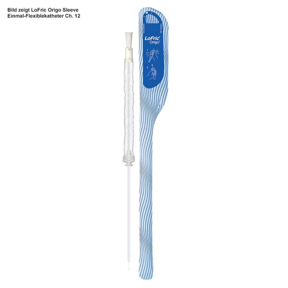 [WEL 4481400] LoFric Origo Sleeve E.-Flexiblekatheter, Latex, steril (2)