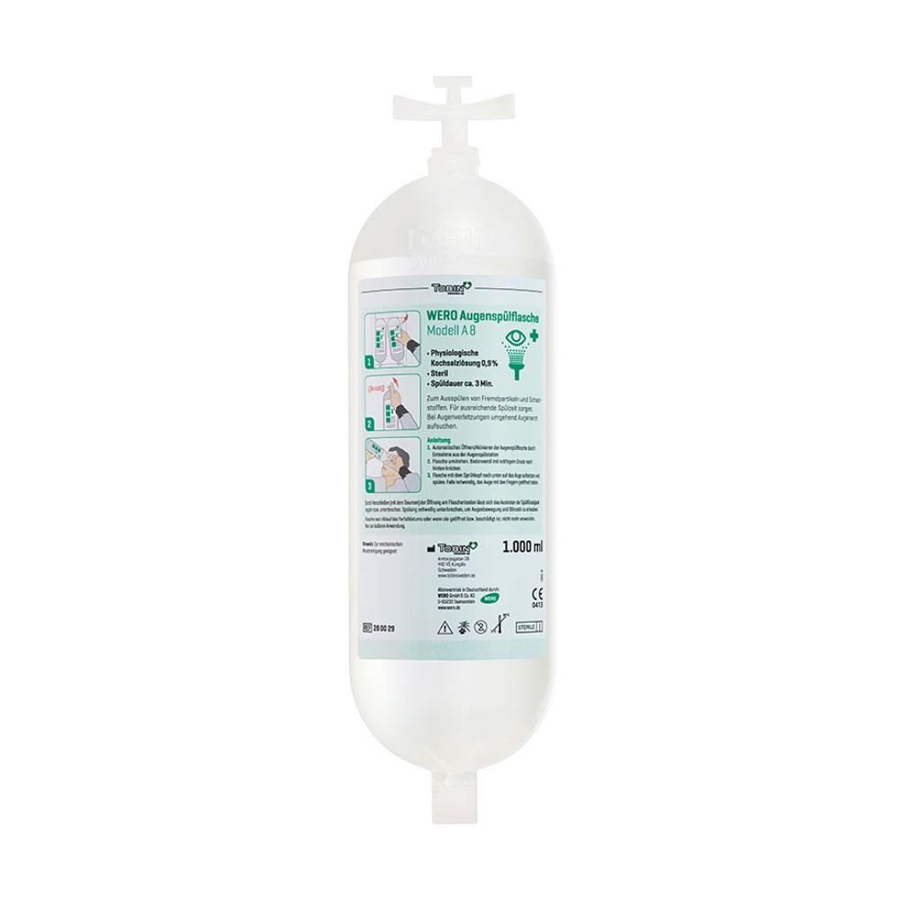[WEM 280029] Wero-Augenspülflasche Modell A8 Steril (2 x 1000 ml)