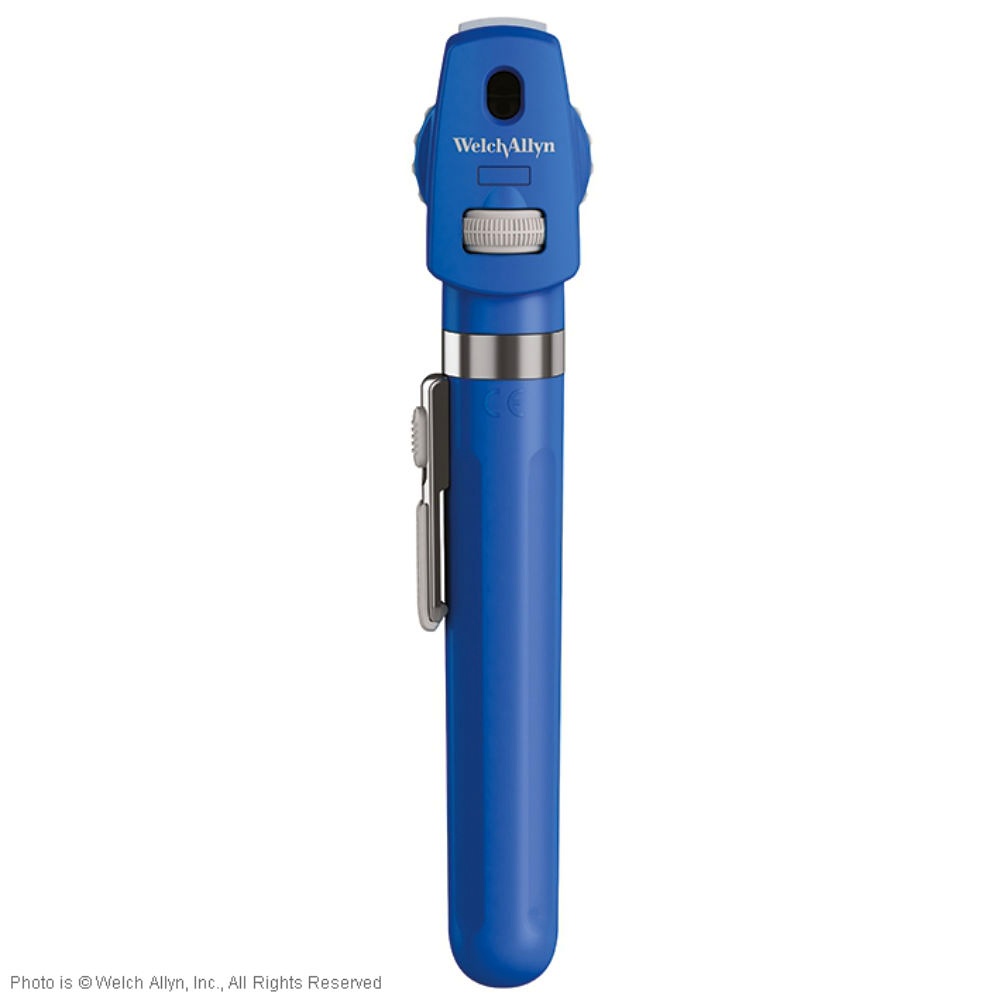 [WLA 12870-BLU] Pocket LED Ophthalmoskop royalblau Inkl. Handgriff