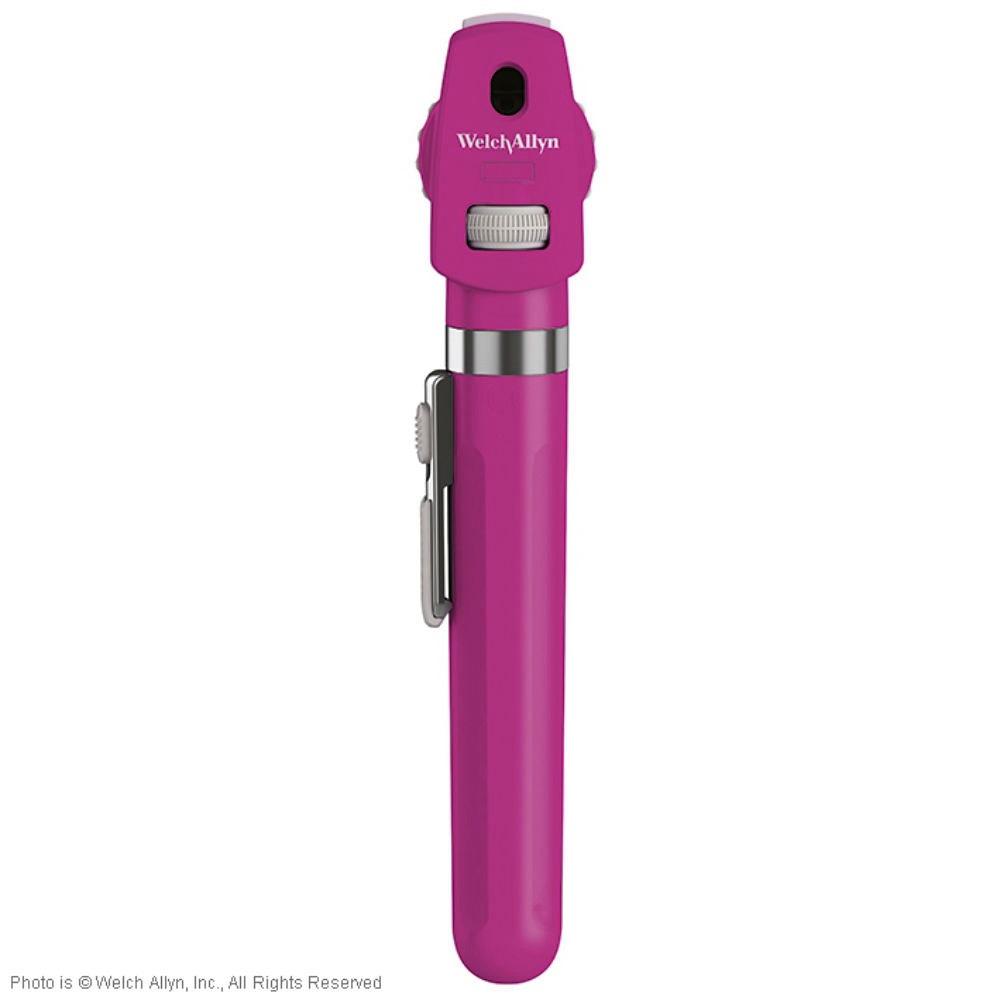 Pocket LED Ophthalmoskop opalviolett Inkl. Handgriff