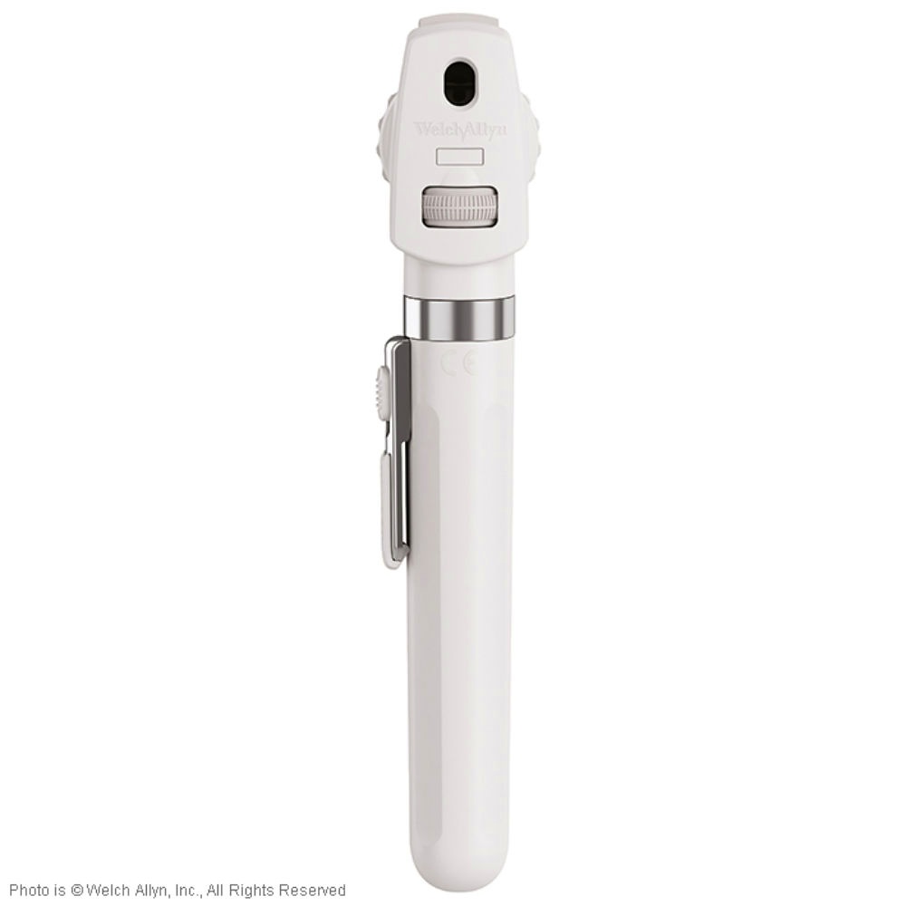 Pocket LED Ophthalmoskop perlweiß Inkl. Handgriff