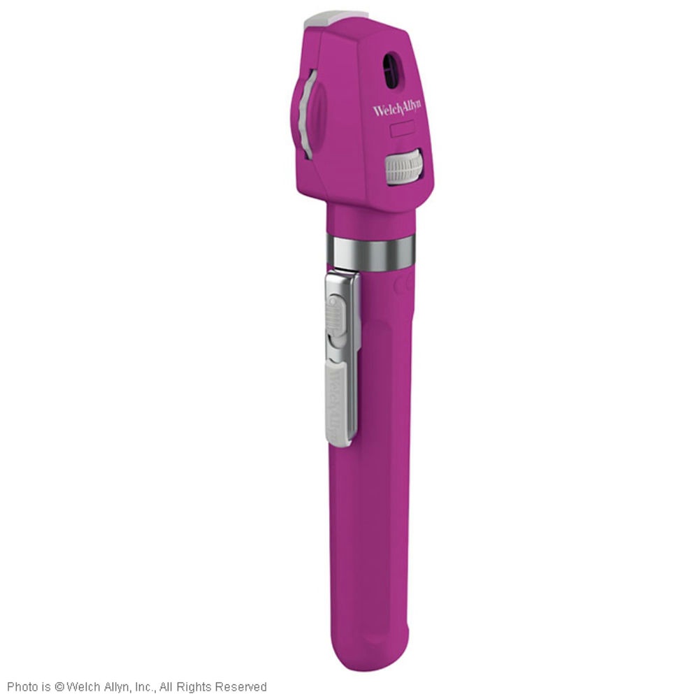 [WLA 12880-PUR] Pocket Plus LED Ophthalmoskop Opalviolett, inkl. Handgriff und Etui