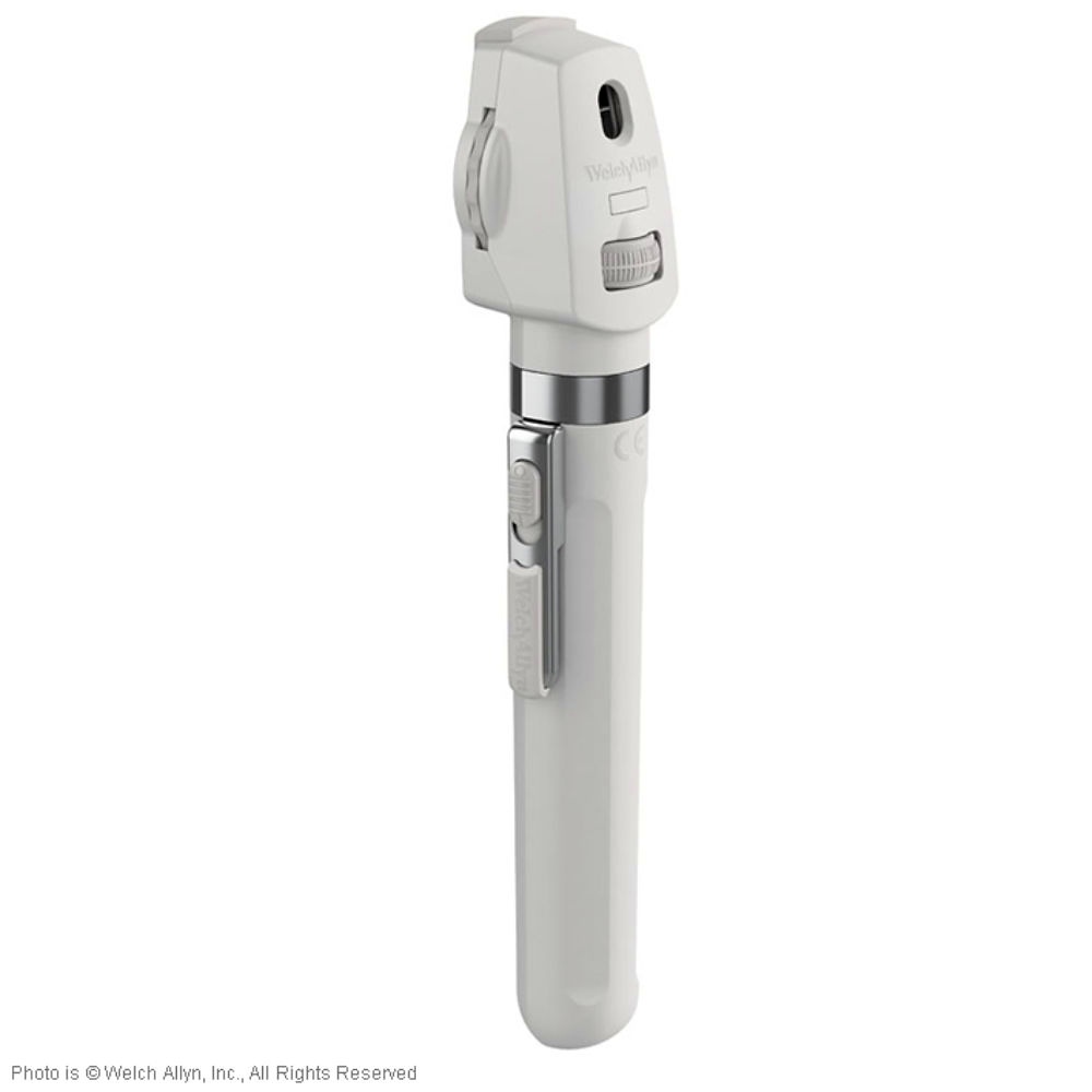 [WLA 12880-WHT] Pocket Plus LED Ophthalmoskop Perlweiß, inkl. Handgriff und Etui