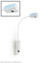 GS 300 LED-Untersuchungsleuchte Mit Tisch-/Wandbefestigung