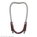 Ohrbügel mit Schlauch bordeaux