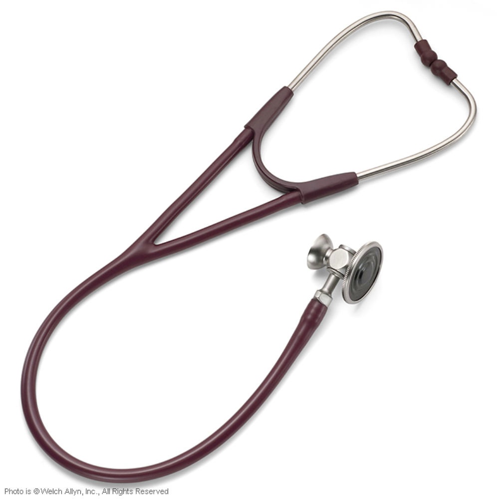 Harvey DLX Doppelkopfstethoskop 71 cm (28''), burgunderrot
