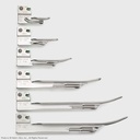 Fiber Optik Miller Laryngoskop Spatel Grösse 0