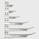 Fiber Optik Miller Laryngoskop Spatel Grösse 1
