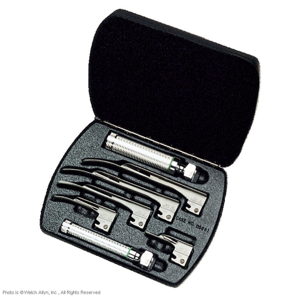 [WLA 68696] Fiber Optik Miller Laryngoskop Set