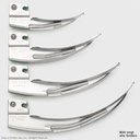 Fiber Optik English MacIntosh Laryngoskop Spatel Grösse 2