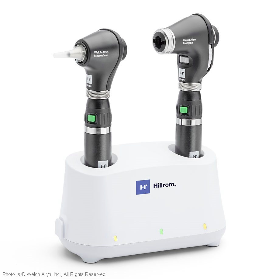 [WLA 71-PM2LDX-2] Diagnostik-Set 3,5 V mit PanOptic Basic Ophthalmoskop & MacroView Basic Otoskop