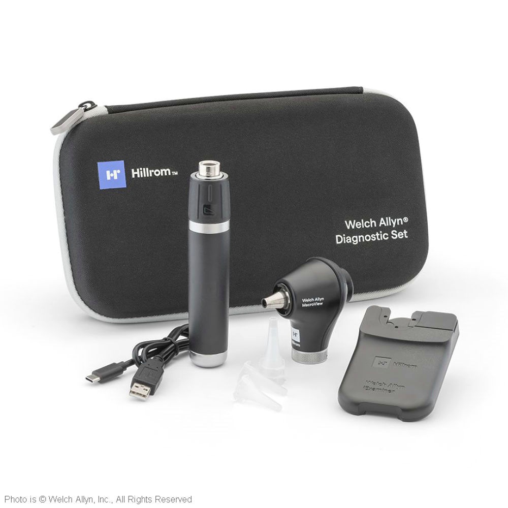 [WLA 71-XM3LXE] Diagnostik-Set 3,5 V mit MacroView Plus Otoskop im Hardcase