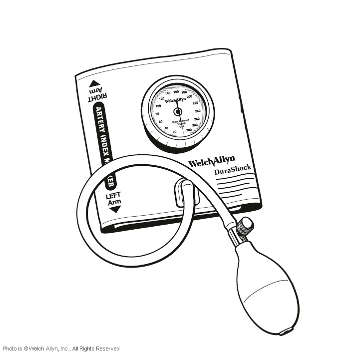 [WLA DS44-09P] DuraShock Aneroid Sphygmomanometer DS44 Mit bunter Kindermanschette