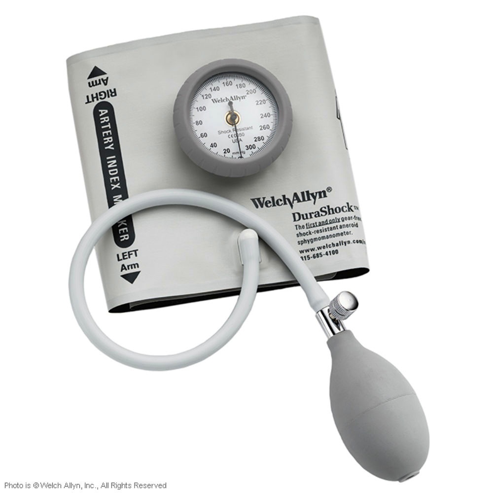 [WLA DS44-12] DuraShock Aneroid Sphygmomanometer DS44 Mit integrierter einteiliger Manschette