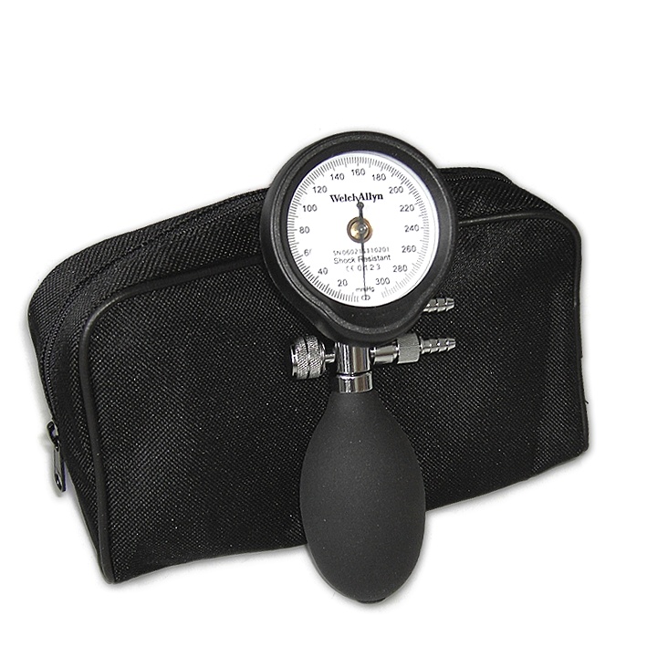[WLA DS-5402-300] DuraShock DS54 Manometer allein Ø 50 mm 2-Schlauch, ohne Manschette, im Etui