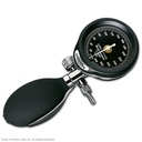 DuraShock DS55 Manometer allein Ø 50 mm Verchromt, 1-Schlauch, ohne Manschette