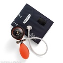 DuraShock Blutdruckmessgerät DS55 Rot, Ø 50 mm, verchromt, 1-Schlauch