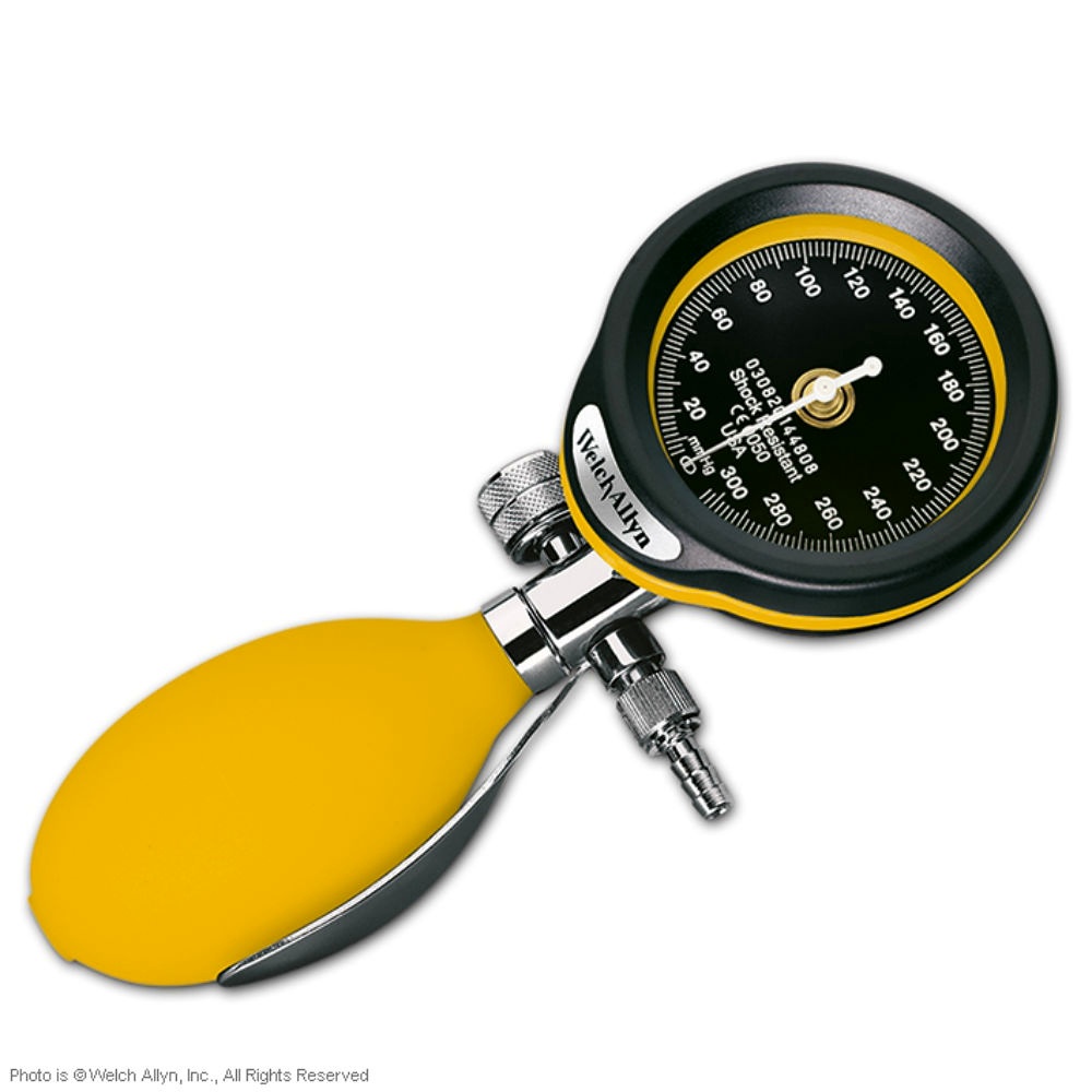 [WLA DS-5561-300] DuraShock DS55 Manometer allein Ø 50 mm Verchromt, 1-Schlauch, ohne Manschette