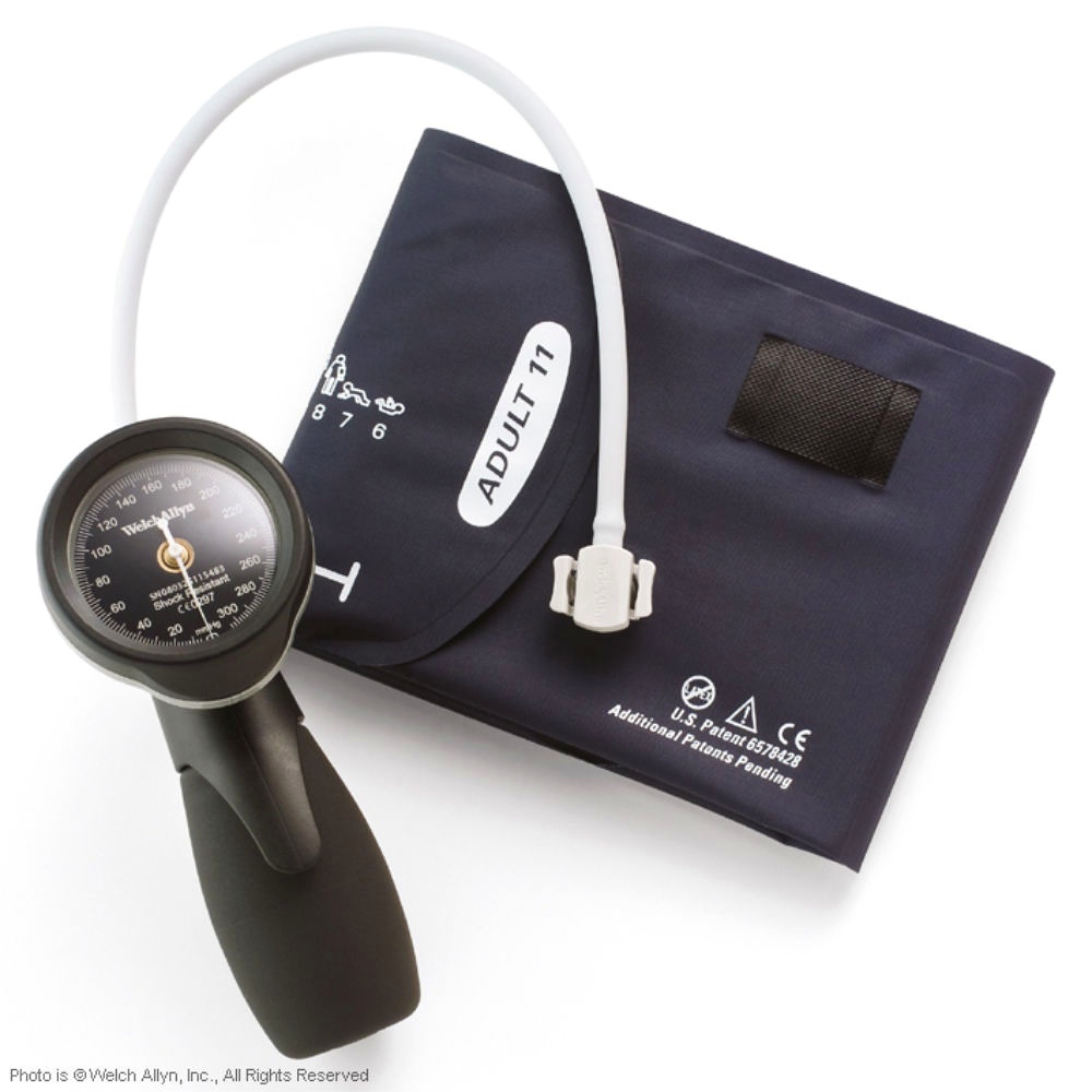 [WLA DS-6501-189] DuraShock Blutdruckmessgerät DS65 Ø 50 mm, verchromt, 1-Schlauch