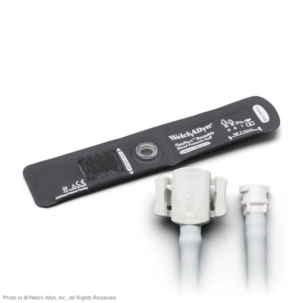 [WLA REUSE-06-1MQ] FlexiPort Manschette, wiederverwendbar 1-Schlauch, für Säuglinge, klein