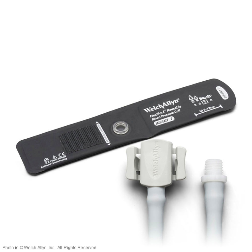 [WLA REUSE-07-1SC] FlexiPort Manschette, wiederverwendbar 1-Schlauch, für Säuglinge