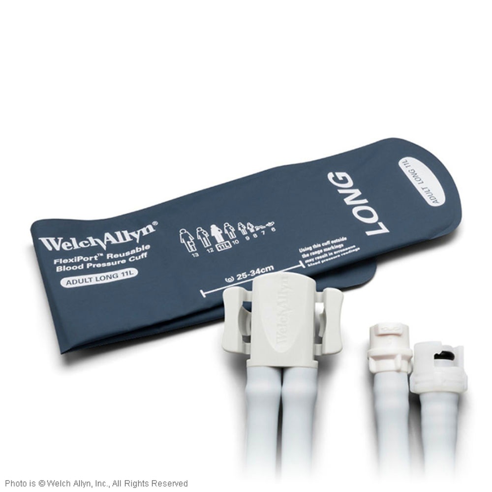 [WLA REUSE-11L-2MF] FlexiPort Manschette, wiederverwendbar 2-Schlauch, für Erwachsene, lang